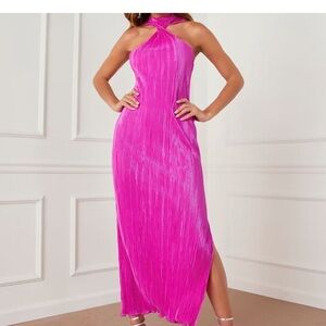 Vici Vibrant Pink Maxi Dress